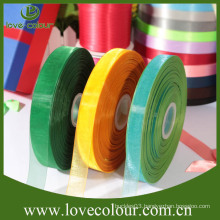 Factory custom gift sheer ribbon packing organza ribbon